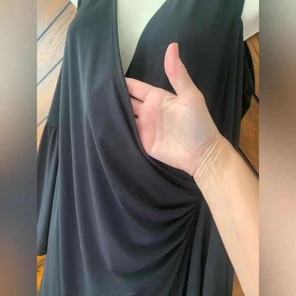 INC International Concepts black dress size Large - Picture 12 of 14